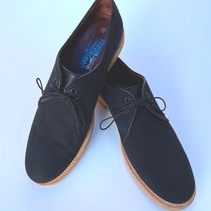 Salvatore Ferragamo Men’s Fabric/Leather Derby